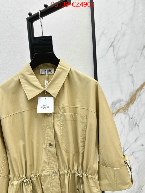 Clothing-Hermes brand designer replica ID: CZ4909 $: 139USD