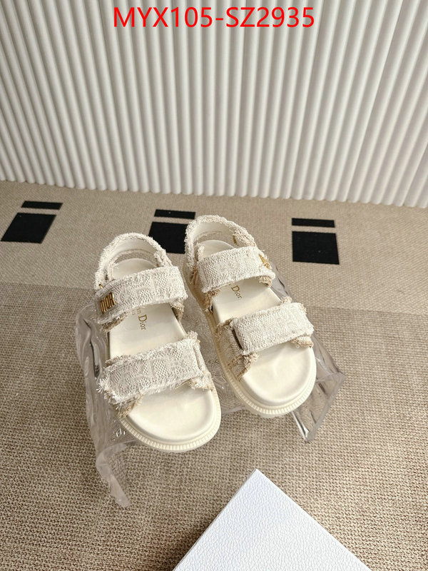 Women Shoes-Dior designer fake ID: SZ2935 $: 105USD