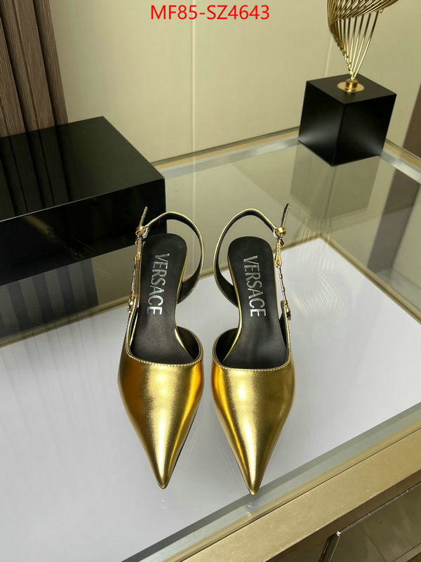 Women Shoes-Versace fake high quality ID: SZ4643 $: 85USD