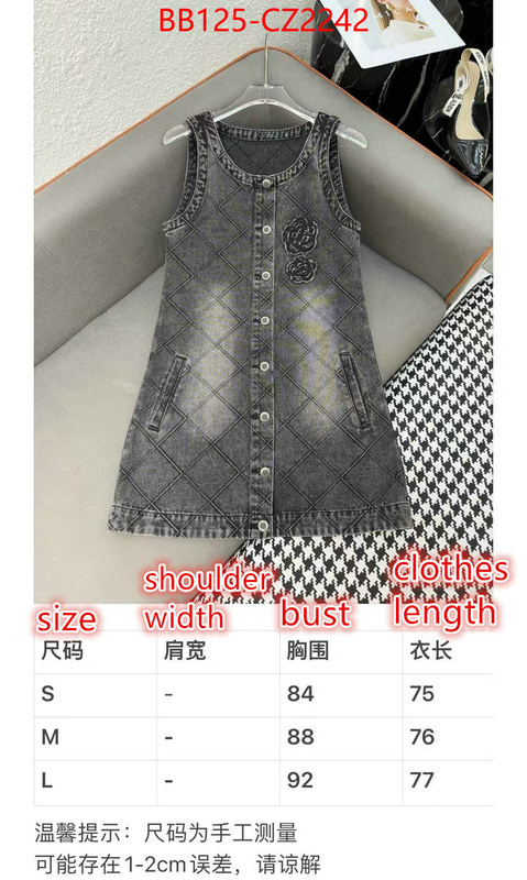 Clothing-Chanel high quality replica ID: CZ2242 $: 125USD