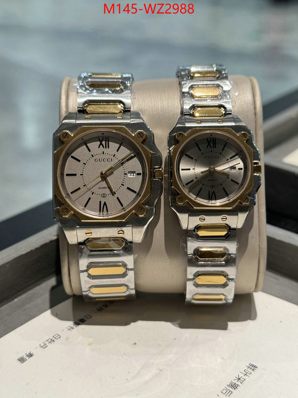 Watch(4A)-Gucci aaaaa+ quality replica ID: WZ2988 $: 145USD