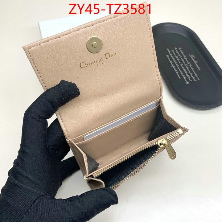 Dior Bags(4A)-Wallet- high quality aaaaa replica ID: TZ3581 $: 45USD,
