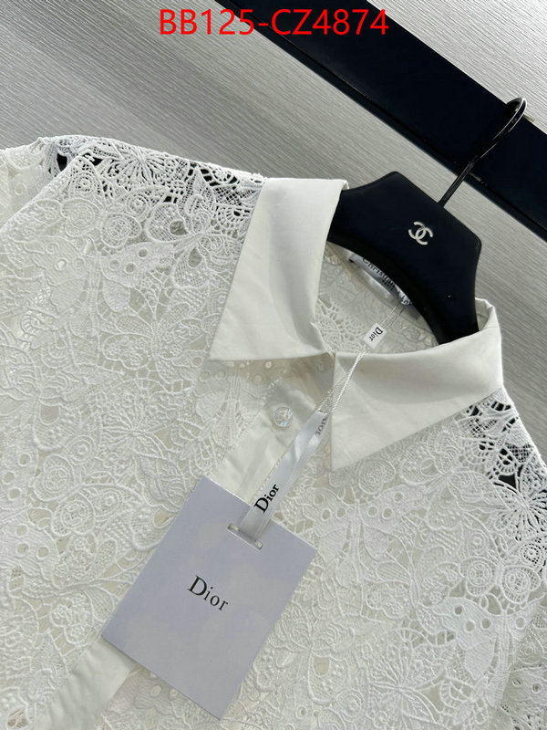 Clothing-Dior where quality designer replica ID: CZ4874 $: 125USD