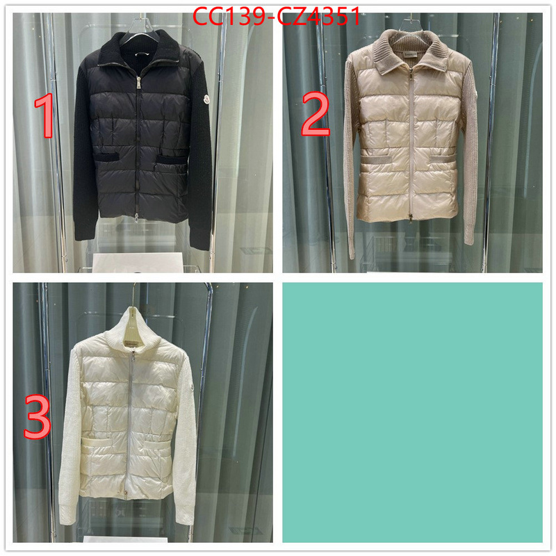 Down jacket Women-Moncler cheap replica designer ID: CZ4351 $: 139USD