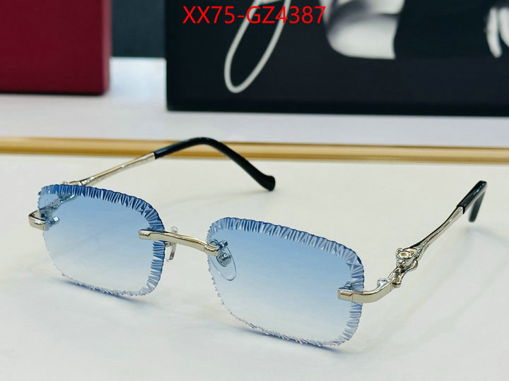 Glasses-Cartier replica aaaaa+ designer ID: GZ4387 $: 75USD