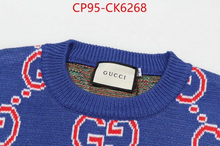 Clothing-Gucci shop designer replica ID: CK6268 $: 95USD