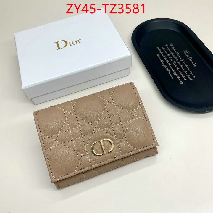 Dior Bags(4A)-Wallet- high quality aaaaa replica ID: TZ3581 $: 45USD,
