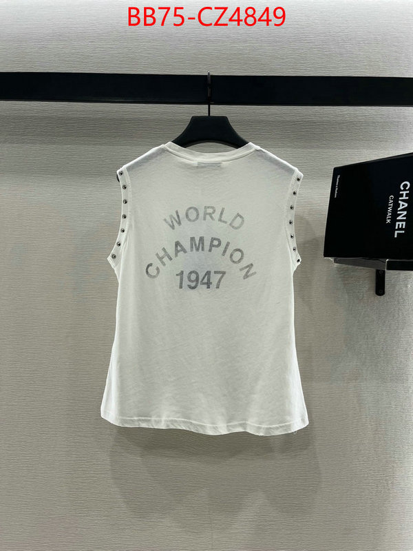 Clothing-Dior best luxury replica ID: CZ4849 $: 75USD