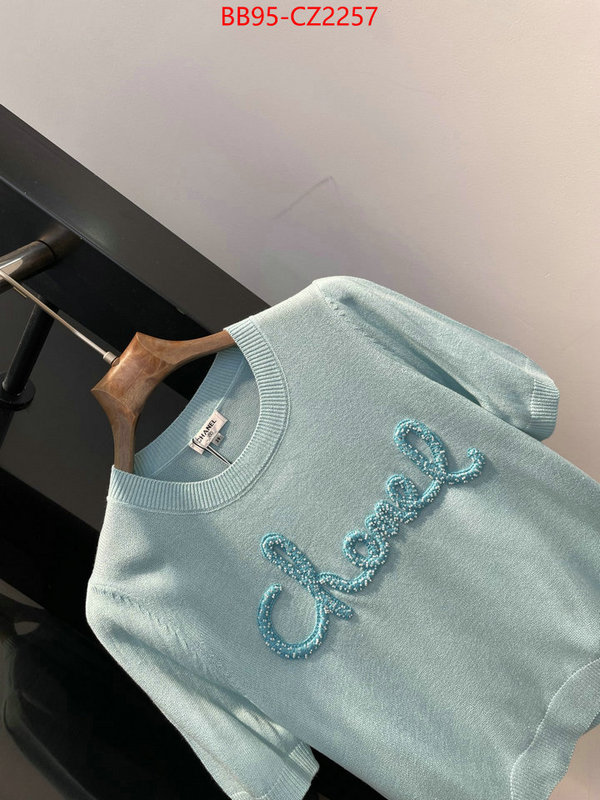 Clothing-Chanel quality aaaaa replica ID: CZ2257 $: 95USD