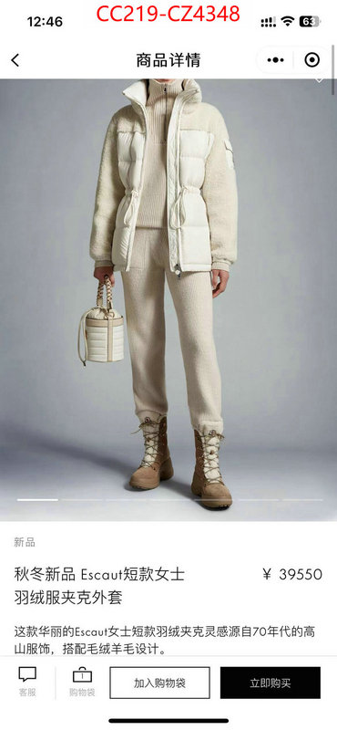 Down jacket Women-Moncler the most popular ID: CZ4348 $: 219USD
