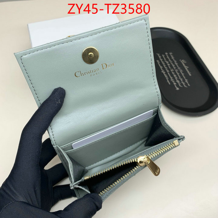 Dior Bags(4A)-Wallet- the quality replica ID: TZ3580 $: 45USD,