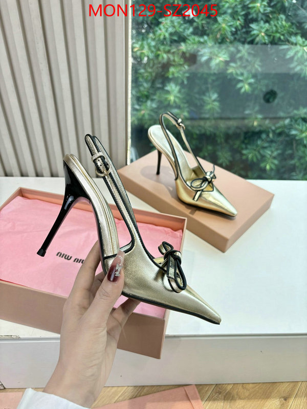 Women Shoes-Miu Miu practical and versatile replica designer ID: SZ2045 $: 129USD
