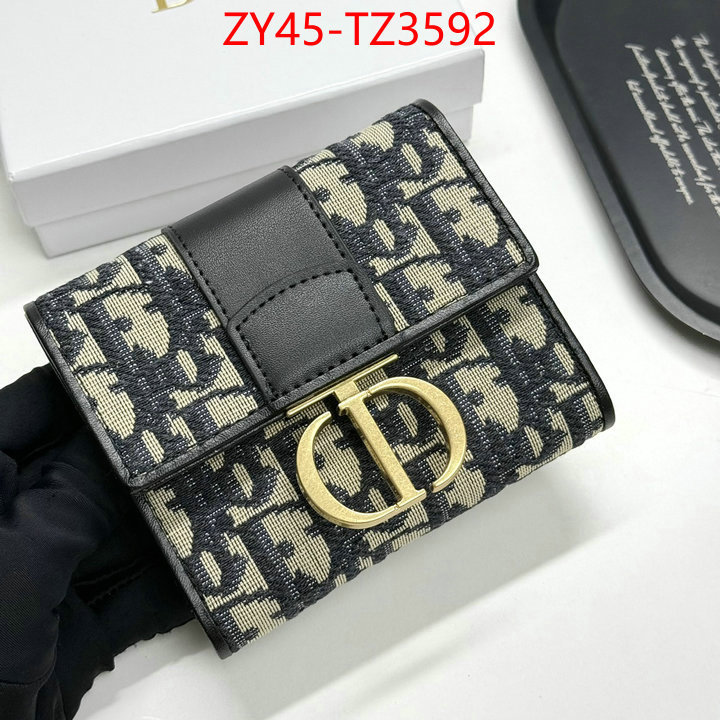 Dior Bags(4A)-Wallet- top quality website ID: TZ3592 $: 45USD,