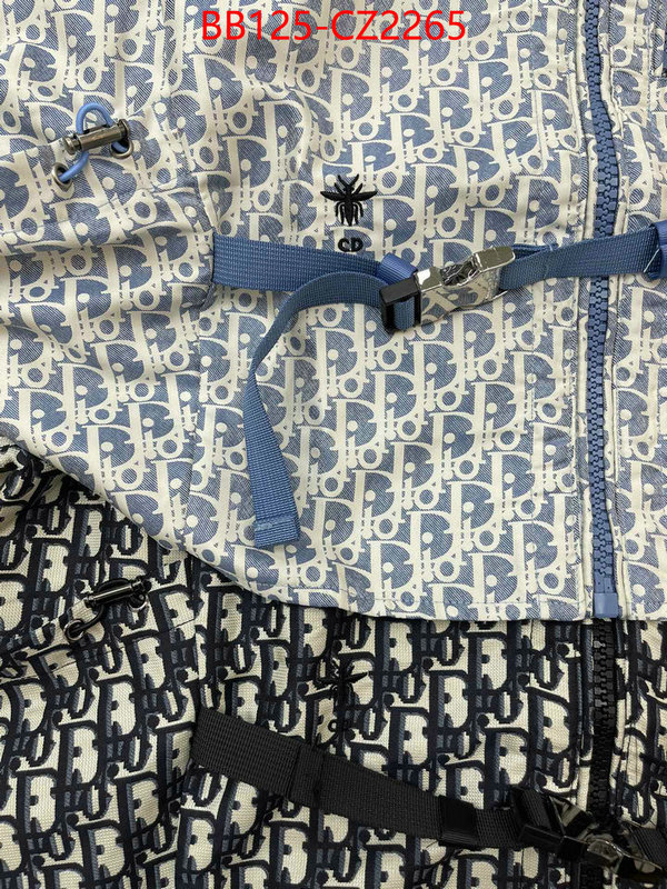 Clothing-Dior designer 1:1 replica ID: CZ2265 $: 125USD