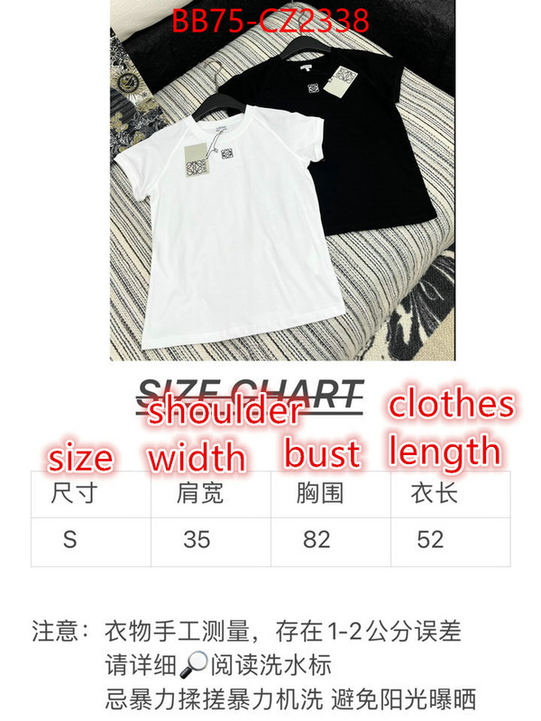 Clothing-Loewe shop the best high quality ID: CZ2338 $: 75USD