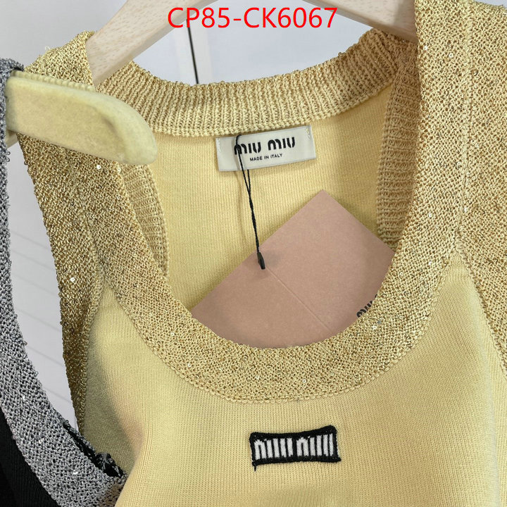 Clothing-MIU MIU knockoff ID: CK6067 $: 85USD