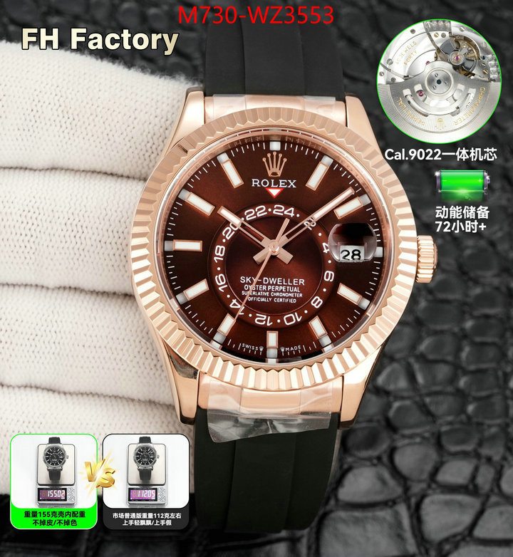 Watch(TOP)-Rolex 7 star quality designer replica ID: WZ3553 $: 730USD