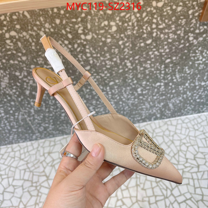Women Shoes-Valentino best wholesale replica ID: SZ2316 $: 119USD