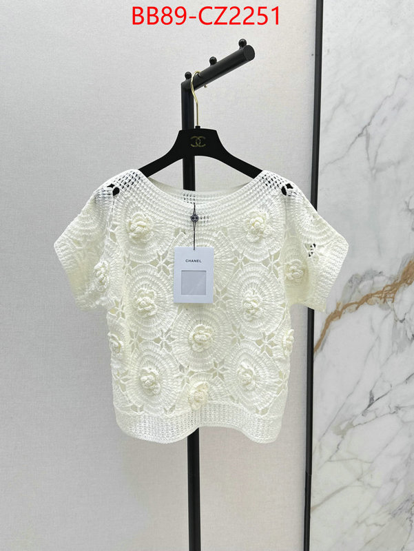 Clothing-Chanel replcia cheap ID: CZ2251 $: 89USD