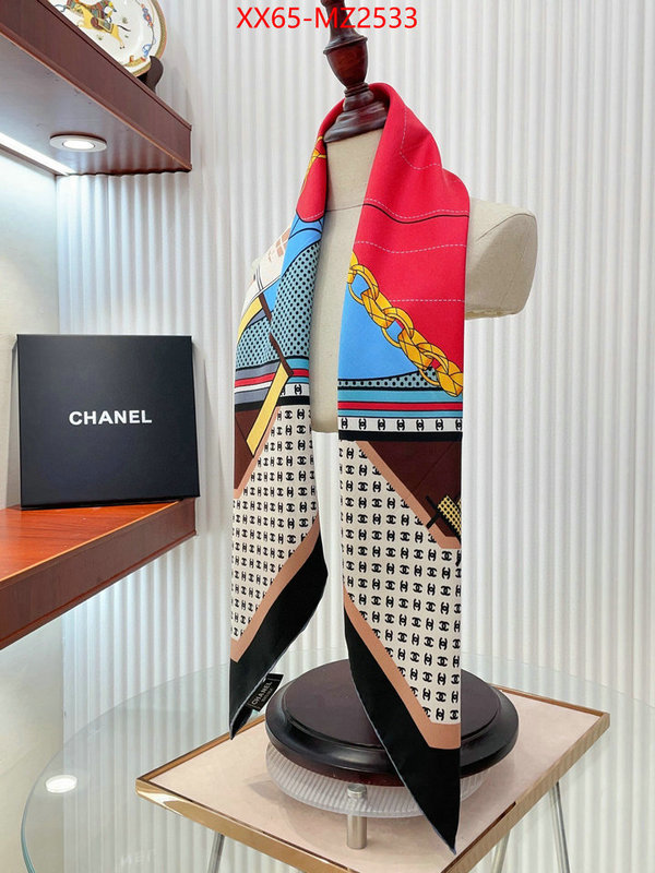 Scarf-Chanel the highest quality fake ID: MZ2533 $: 65USD