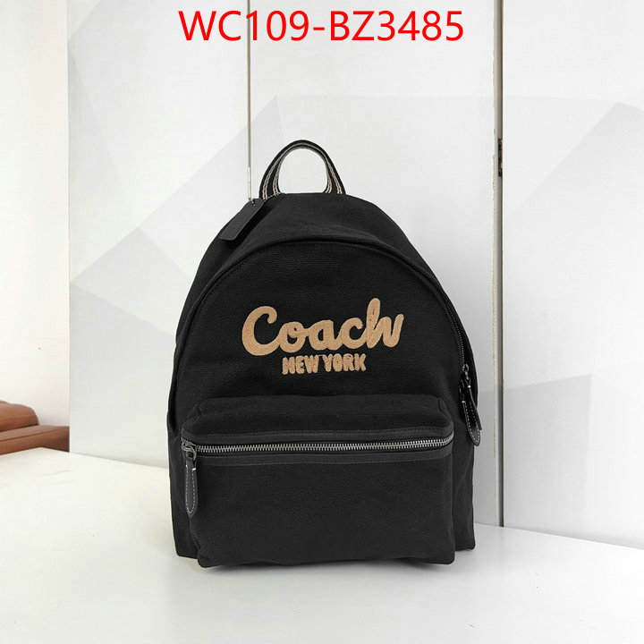 Coach Bags(4A)-Backpack- buy first copy replica ID: BZ3485 $: 109USD,