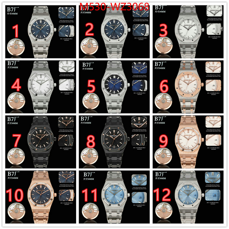 Watch(TOP)-Audemars Piguet luxury cheap replica ID: WZ3068 $: 530USD-shoes yupoo Watch(TOP)-Audemars Piguet luxury cheap replica ID: WZ3068 $: 530USD