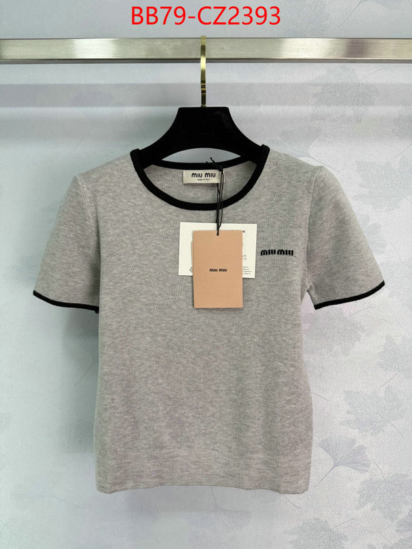 Clothing-MIU MIU is it ok to buy replica ID: CZ2393 $: 79USD
