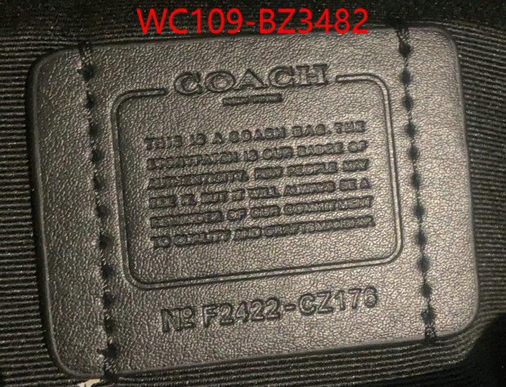 Coach Bags(4A)-Backpack- aaaaa replica ID: BZ3482 $: 109USD,