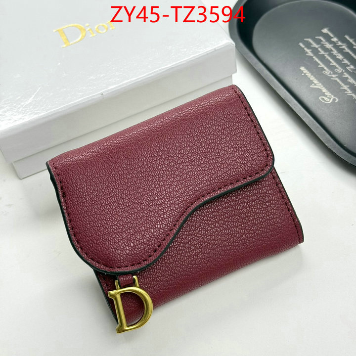 Dior Bags(4A)-Wallet- replica 1:1 ID: TZ3594 $: 45USD,