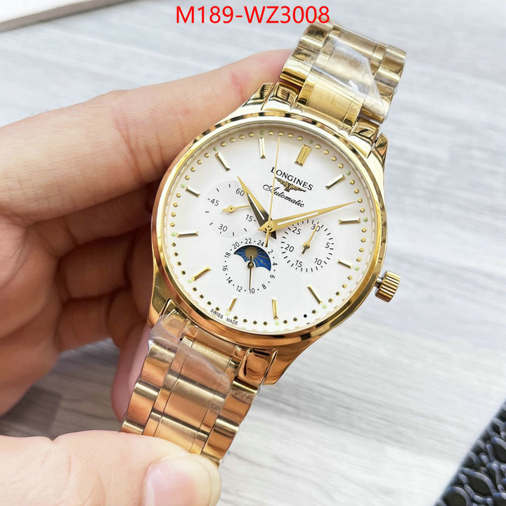 Watch(4A)-Longines the quality replica ID: WZ3008 $: 189USD-shoes yupoo Watch(4A)-Longines the quality replica ID: WZ3008 $: 189USD