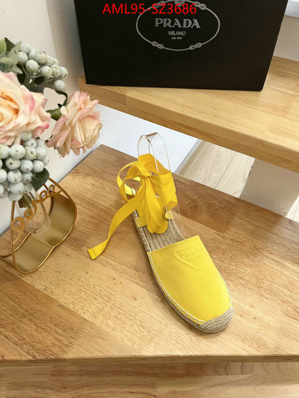 Women Shoes-Prada good quality replica ID: SZ3686 $: 95USD