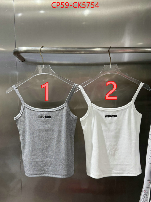 Clothing-MIU MIU the highest quality fake ID: CK5754 $: 59USD