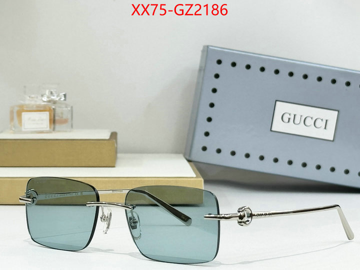 Glasses-Gucci 2024 aaaaa replica 1st copy ID: GZ2186 $: 75USD