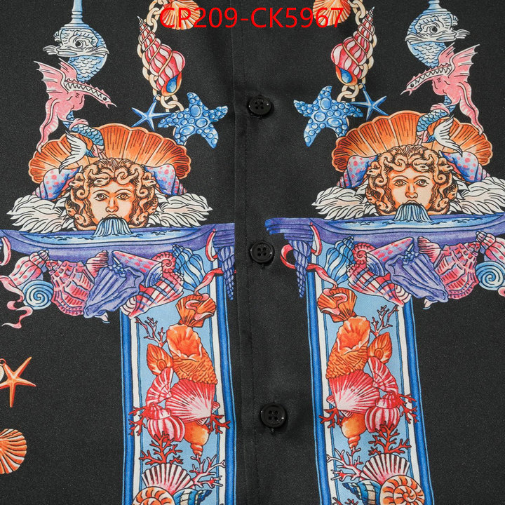 Clothing-Versace fashion replica ID: CK5967 $: 209USD