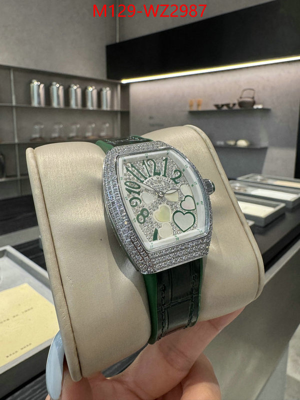 Watch(4A)-Franck Muller fake designer ID: WZ2987 $: 129USD