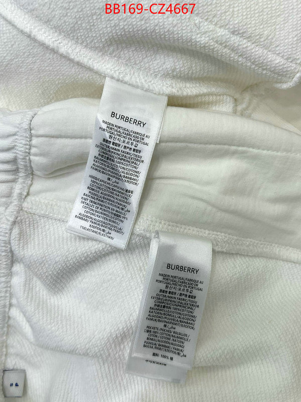Clothing-Burberry where to buy ID: CZ4667 $: 169USD