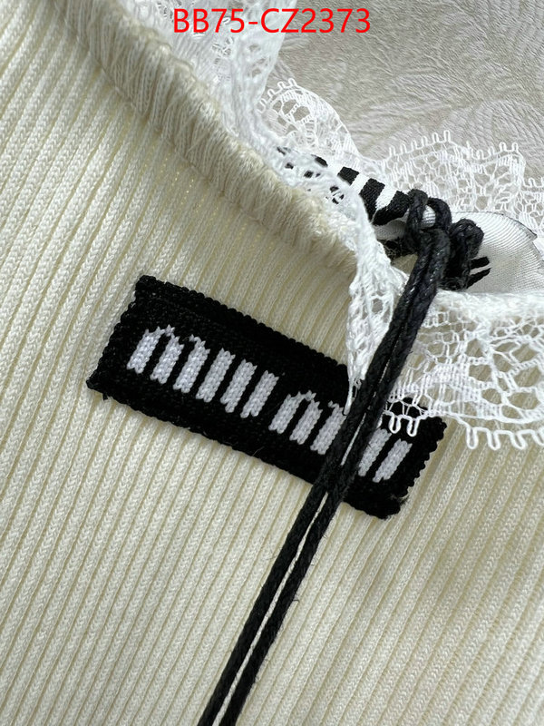 Clothing-MIU MIU top quality ID: CZ2373 $: 75USD