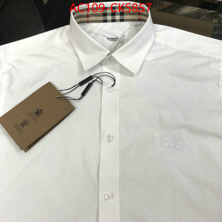 Clothing-Burberry best replica 1:1 ID: CK5857 $: 109USD