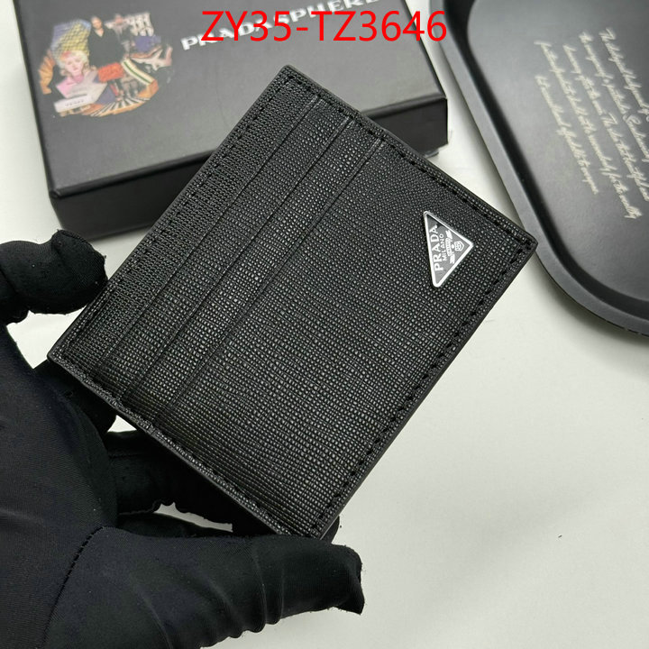 Prada Bags(4A)-Wallet best designer replica ID: TZ3646 $: 35USD,
