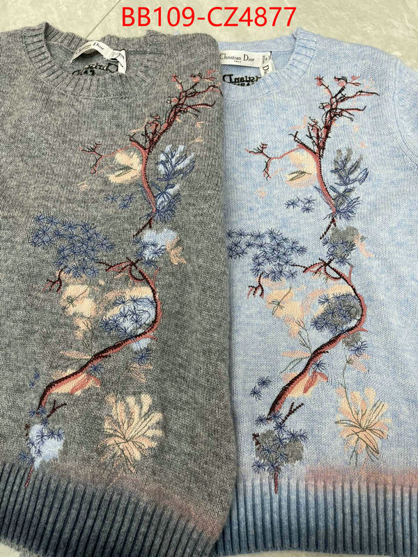 Clothing-Dior replica designer ID: CZ4877 $: 109USD