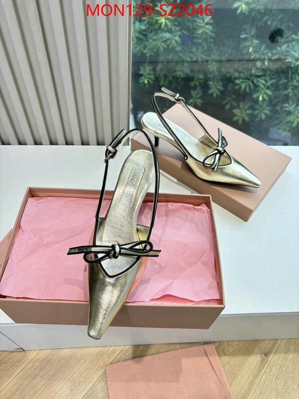 Women Shoes-Miu Miu 1:1 replica ID: SZ2046 $: 129USD