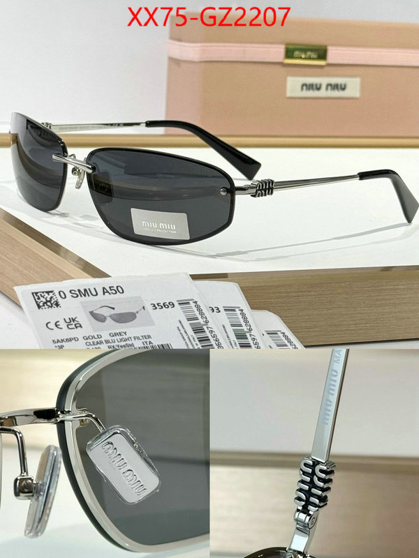 Glasses-Miu Miu what 1:1 replica ID: GZ2207 $: 75USD