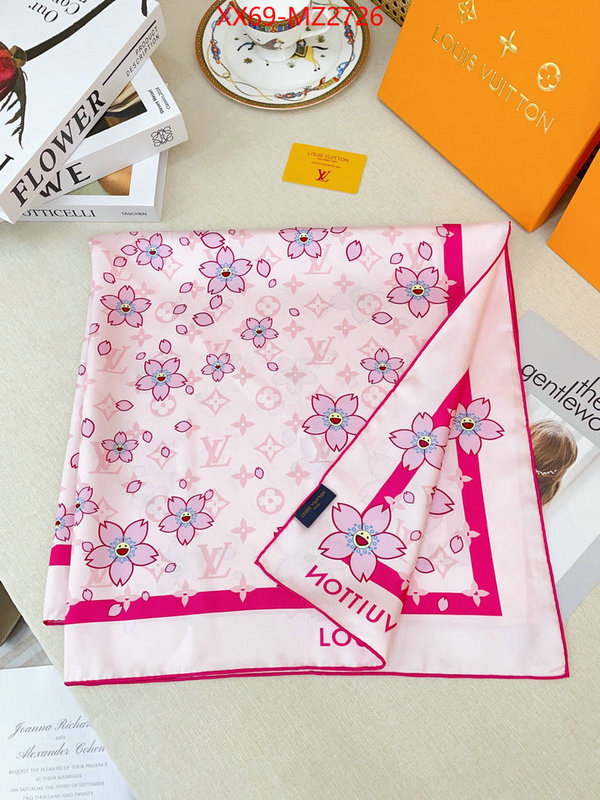 Scarf-LV designer replica ID: MZ2726 $: 69USD