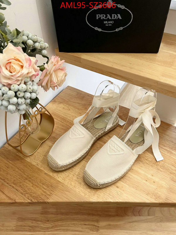 Women Shoes-Prada good quality replica ID: SZ3686 $: 95USD
