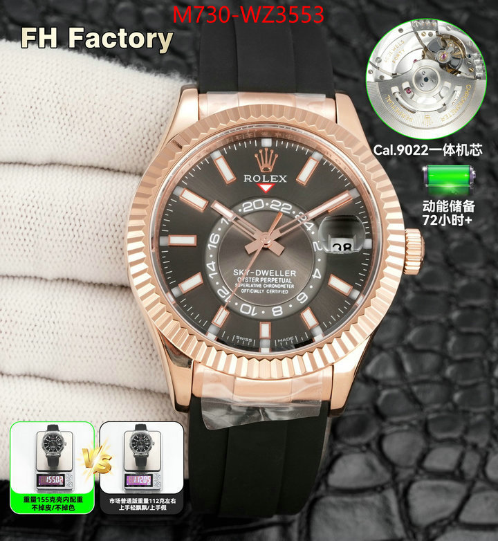 Watch(TOP)-Rolex 7 star quality designer replica ID: WZ3553 $: 730USD