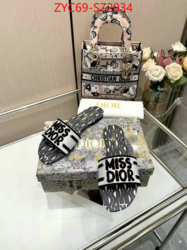 Women Shoes-Dior wholesale imitation designer replicas ID: SZ2934 $: 69USD
