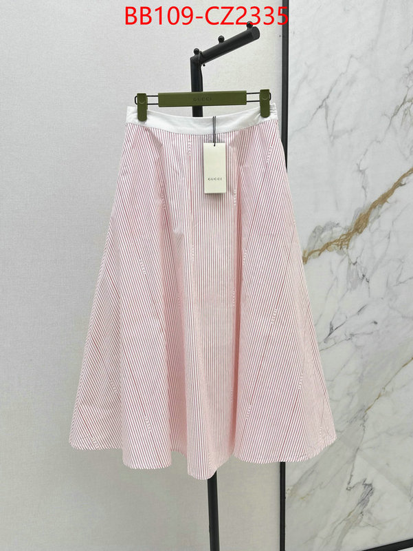 Clothing-Gucci replica 1:1 high quality ID: CZ2334 $: 109USD