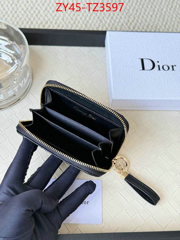 Dior Bags(4A)-Wallet- new designer replica ID: TZ3597 $: 45USD,