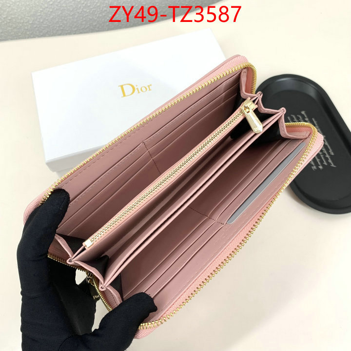 Dior Bags(4A)-Wallet- top quality replica ID: TZ3587 $: 49USD,