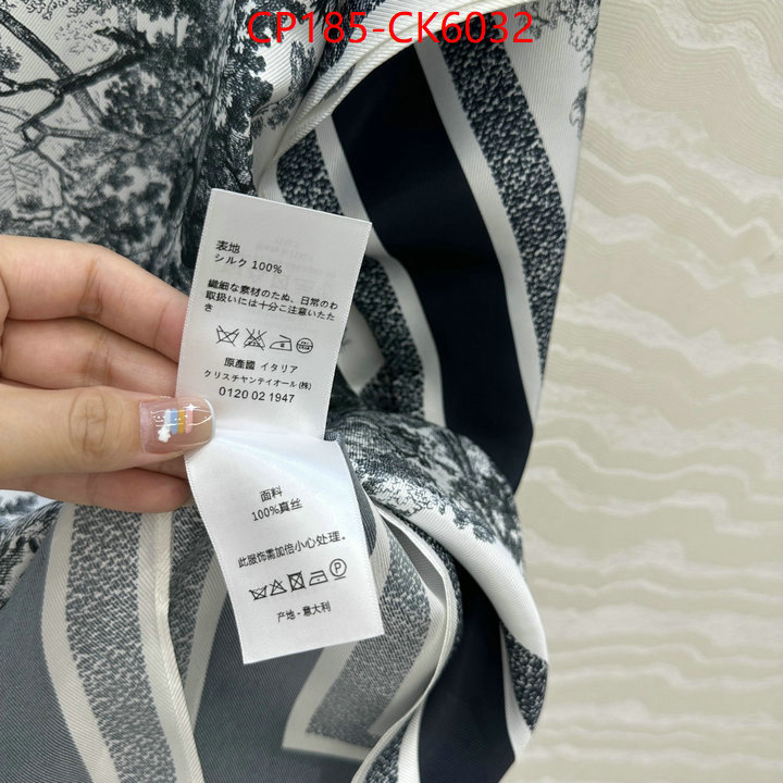 Clothing-Dior top quality website ID: CK6032 $: 185USD